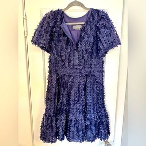 Anthropologie THE SOMERSET MINI DRESS: FLORAL APPLIQUÉ EDITION Size Large